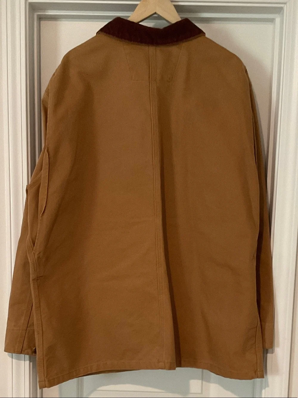 Carhartt Brown Canvas Work Jacket with UNC Logo - 2XL - Picture 4 of 5